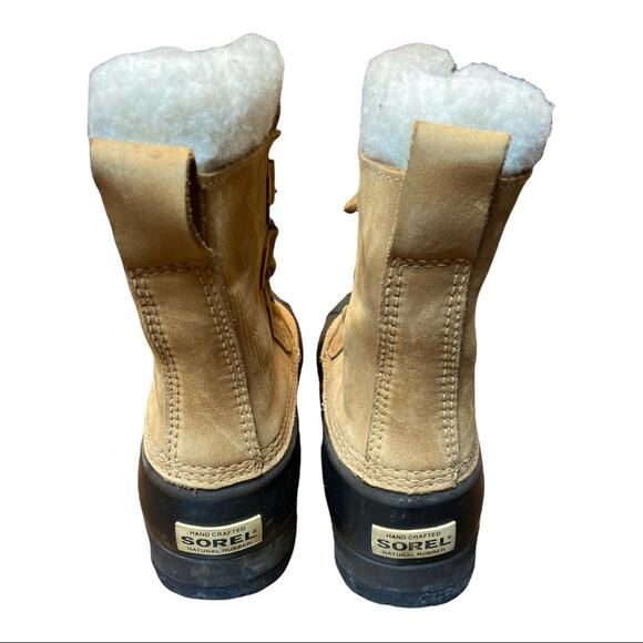 Sorel Caribou II Leather Rubber Winter Snow Boot Womens 6 - Picture 5 of 7